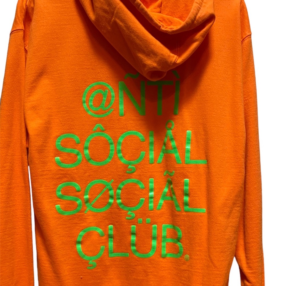 ☽ anti social social club hoodie